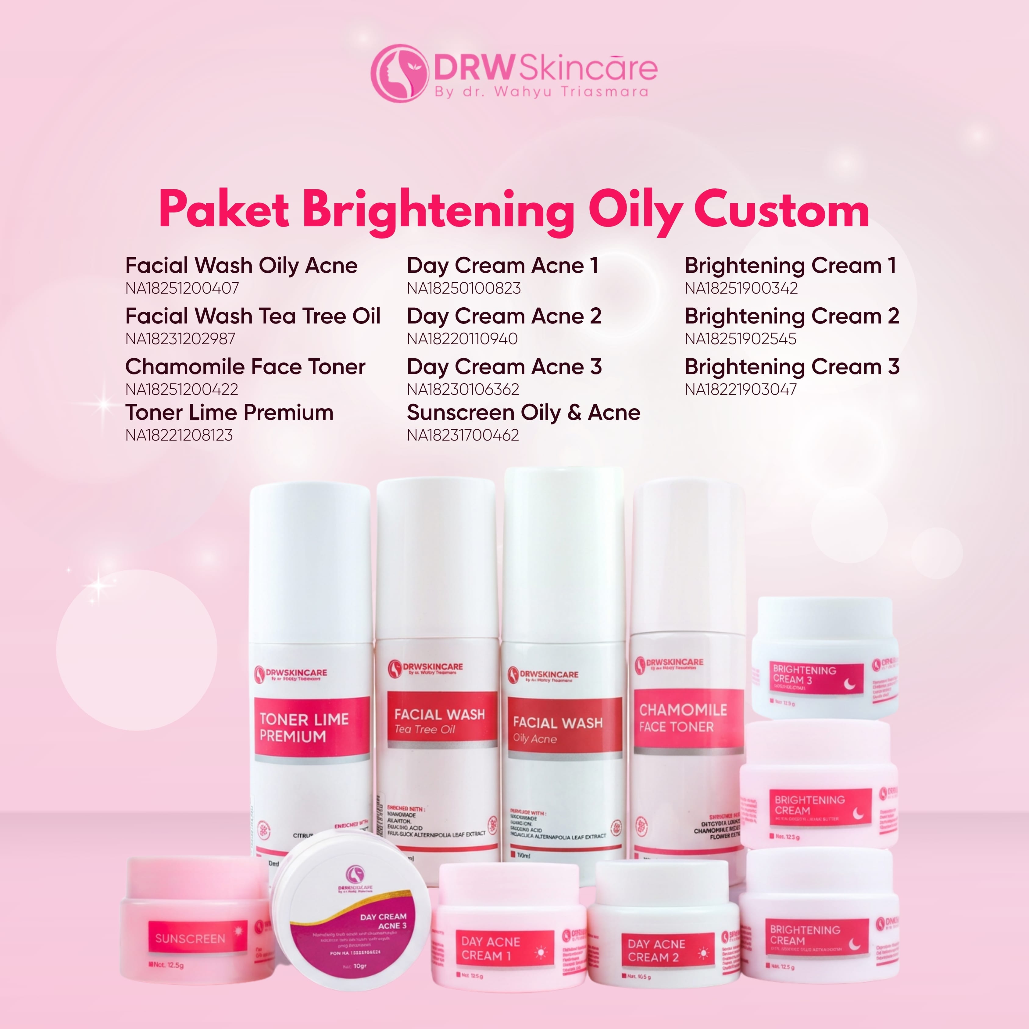 Paket Brightening Oily Custom